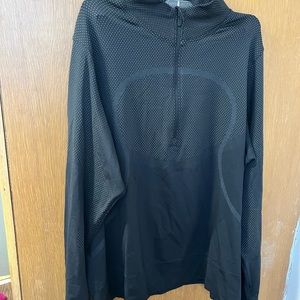 Black Lululemon Pullover with Front Zip